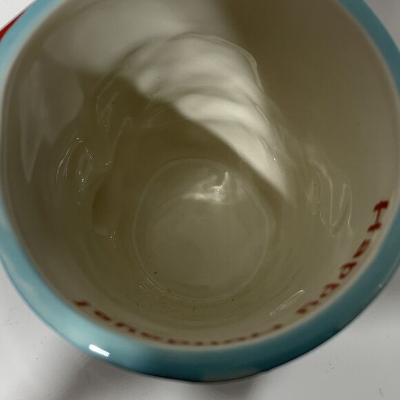 2016 Fitz And Floyd Holiday Hoot 14 Oz Santa Mug - Picture 4 of 5